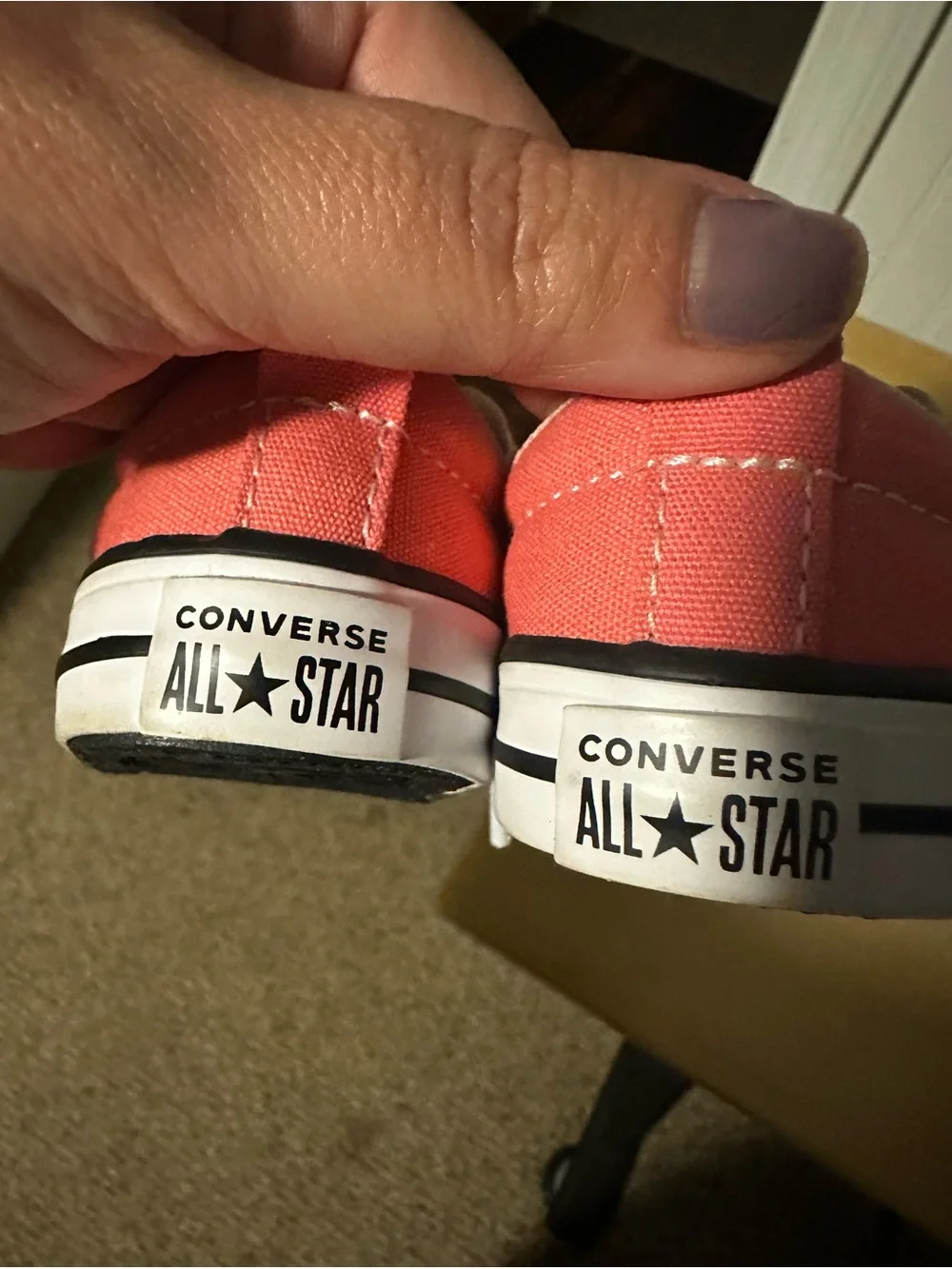 Converse bright pink